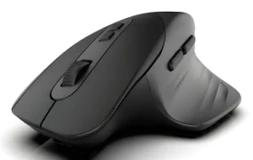 INCA IWM-553S čierna / Myš / Ergonomická / 2,4 GHz Bluetooth 5.0 / 1600 DPI / 7 tlačidiel / USB-C (IWM-553S)