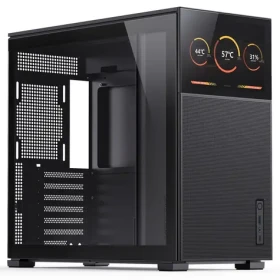 Jonsbo D41 MESH Screen čierna / ATX / 1x USB-A 3.0 / 1x USB-C 3.2 / bez zdroja / displej / priehľadná bočnica (D41 MESH BLACK SC)