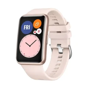 FIXED Silicone Strap Silikónový remienok pre Huawei Watch FIT ružová / dopredaj (FIXSSTB-1054-PI)