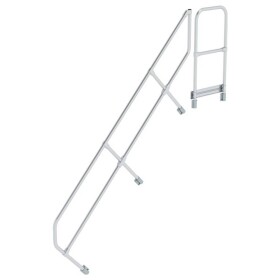 MUNK Günzburger Steigtechnik 600509 Munk Druhé madlo na schody s plošinou 45° 9 schodov 1 ks; 600509