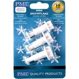 3 vykrajačky na snehové vločky - PME - PME