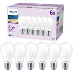 Philips LED 9290012430 LED En.trieda 2021 E (A - G) E27 klasická žiarovka 7 W = 60 W teplá biela (Ø x d) 50 mm x 106 mm 6 ks; 9290012430