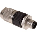 HARTING HARAX® M12-L neupravený zástrčkový konektor pre senzory - aktory, 21032721505, piny: 5, 1 ks; 21032721505