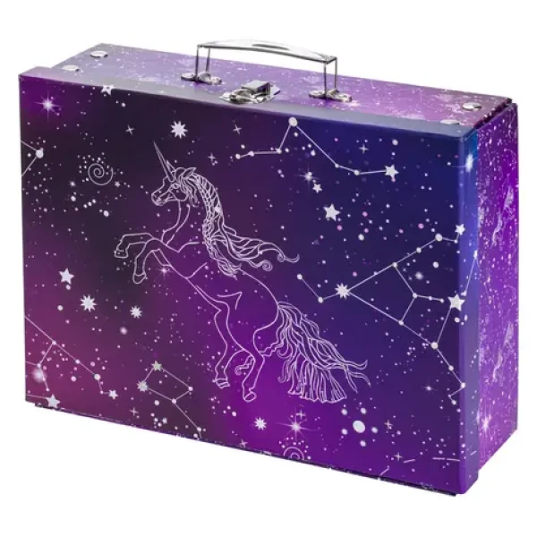 BAAGL Skladací školský kufrík Unicorn Universe / 32.5 x 10.5 x 26 cm (A-31778)