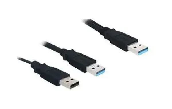 DeLock USB Type-A - Type-A / USB kábel / USB 3.2 Gen 1 (5 Gbps) / 60 cm (82908)