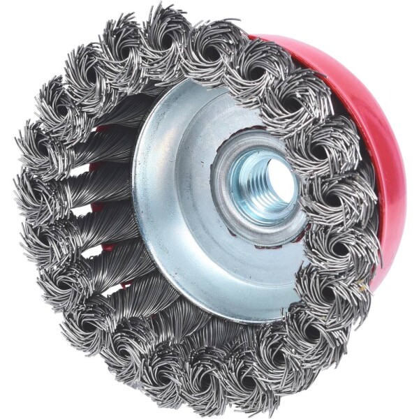 Hrnčeková kefa z oceľového drôtu 0,5 mm, Ø 90 mm KS Tools 340.0024; 340.0024