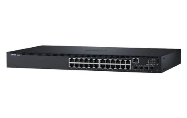 DELL Networking N1524P POE+ / 24x RJ-45 / riadený / 4X SFP+ 10GbE / 1RU (210-AEVY)