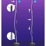 Govee RGBICW SMART Corner Floor Lamp čierna / Stojacia lampa / RGBICW / 1000 lm / BT / Wi-Fi (H6076311)