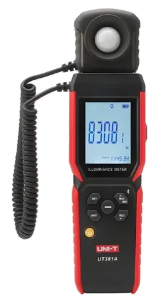 UNI-T UT381A / Luxmeter / 0-400 000 lx / Bluetooth / otočná sonda / záznam dát (UT381A)