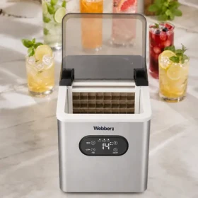 Webber Frio IM-201 nerez / Výrobník ľadu / 25 kg / LCD displej / 3 režimy vody / 24 kociek (05IM-201)