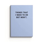 Ohh Deer Linajkový notes Things I need to Do