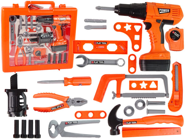 Mamido DIY Kit batéria Screwdriver Hammer Saw