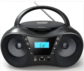 LILA2 čierna / Rádiomagnetofón / CD / USB / Bluetooth