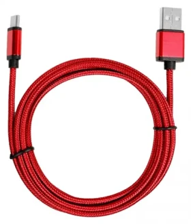 TB Touch USB-A - USB-C červená / dátový kábel / USB 3.1 / 1,5 m (AKTBXKUCSBA150M)