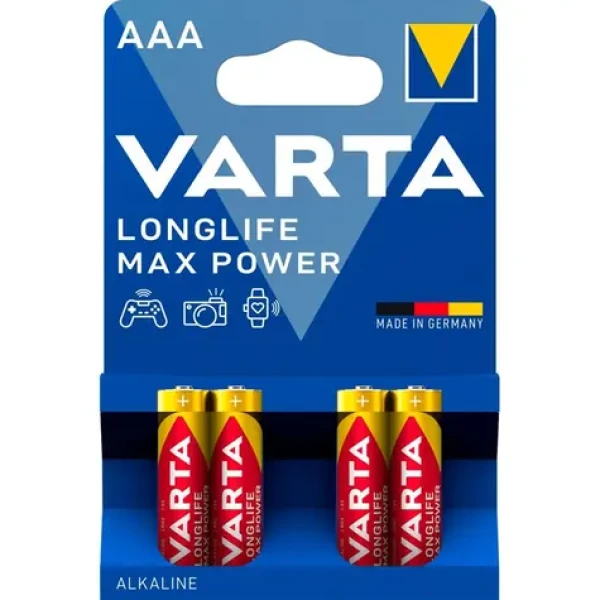Varta Longlife Max Power Batéria AAA 200ks / 1.5V / alkalická / v boxe (489573)