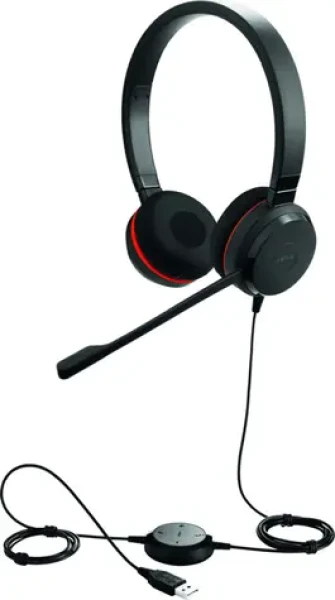 Jabra Evolve 30 II Stereo UC USB-A čierna / stereo náhlavná súprava / mikrofón / USB-A + 3.5mm jack (5399-829-309)
