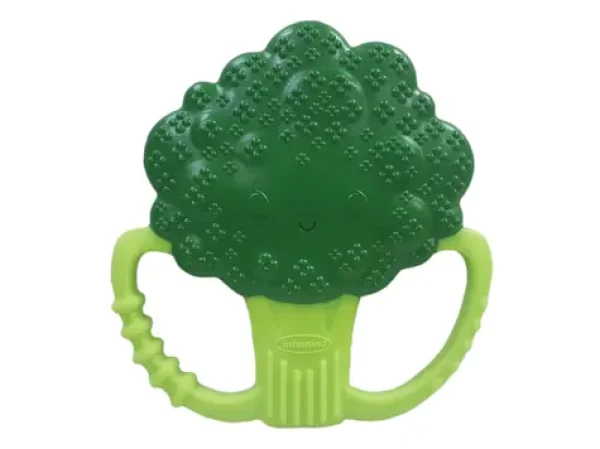 Infantino Hryzátko silikónové Brokolica / od narodenia (316730INF)