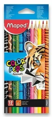 Maped Pastelky trojboké Color#39;Peps Animals 12ks (24016)
