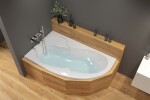 Asymetrická vaňa Laguna Fortuna Plus 170x100 cm akrylát ľavá FO1700LPLUS FO1700LPLUS