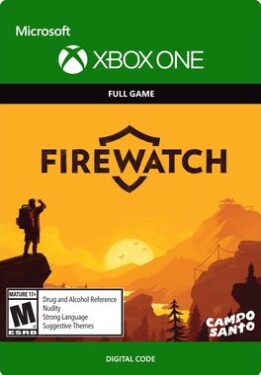 XONE Firewatch / Elektronická licencia / Adventúra / Angličtina / od 12 rokov / Hra pre Xbox One (6JN-00006)