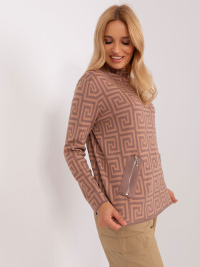 Jumper AT SW 2341.00P svetlohnedý jedna velikost
