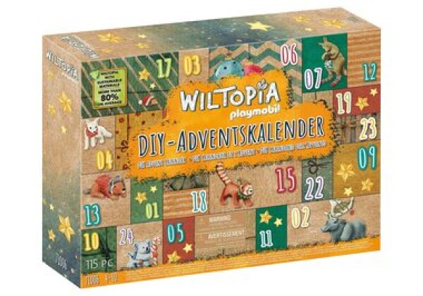 Playmobil® Wiltopia 71006 DIY Adventný kalendár: Zvieracia cesta okolo sveta