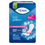 TENA Lady protect+ maxi inkontinenčné vložky 6 ks