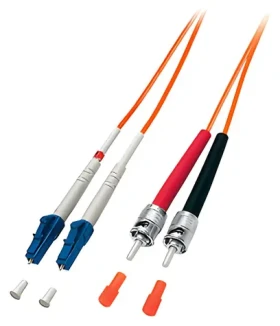 Equip LC/ST oranžová / Optický patchkábel / Multimode duplex OM2 / 10 m / LSZH plášť (254216)