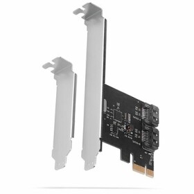 AXAGON PCES-SA2N / PCIe radič - 2x interný SATA 6G port / ASM1061 / SP amp; LP (PCES-SA2N)