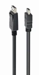 Gembird CC-DP-HDMI-10M adaptér DisplayPort(M) na HDMI(M) / dĺžka 10m / čierna (CC-DP-HDMI-10M)