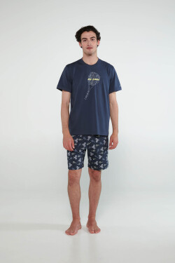 Vamp - Pyžamo s krátkymi rukávmi 20642 - Vamp gray ombre XL