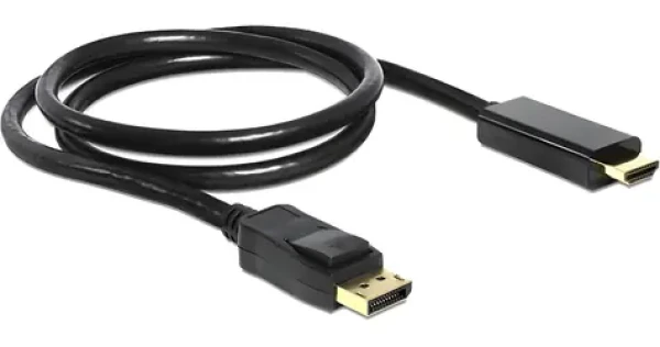 DisplayPort 1.2 - HDMI adaptérový kábel čierna / Adaptér / 4K / MM / 2 m (77492-2)