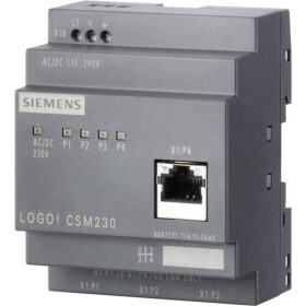 Siemens LOGO! CSM 12/24 priemyselný ethernetový switch 100 MBit/s; 6GK7177-1MA20-0AA0