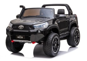 Mamido Detské elektrické autíčko Toyota Hilux 4x4 lakované čierne