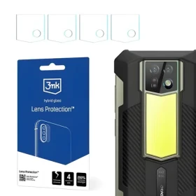 3MK Lens Protection UleFone Armor 24 / Ochranné sklo na fotoaparát / 9H / Tvrdené sklo / 4 ks
