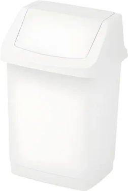 Curver Click-It biela / Odpadkový kôš / Výklopné veko / 50 l (154792)