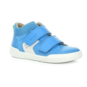 Superfit Superfree Hellblau/Weiß celoročné členkové barefoot topánky 28 EUR