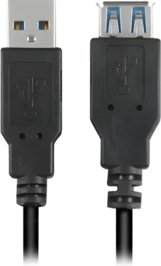 Sharkoon čierna / Predlžovací kábel USB 3.0 / USB-A / SuperSpeed 5 Gbps / 3 m (4044951015696)