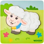 Woody Puzzle Baby - ovečka