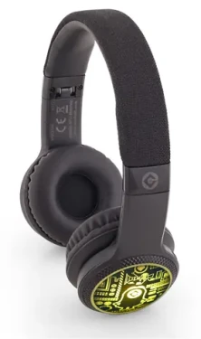 Lazerbuilt Minions / Bezdrôtové slúchadlá s LED podsvietením / Bluetooth 5.0 / mikrofón (HMMN-BTLI-MINIONS)