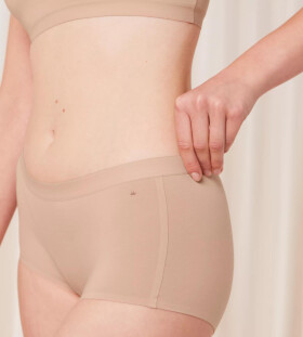 Dámske nohavičky Smart Natural Boyshort - BROWN - béžová 00EP - TRIUMPH BROWN 02