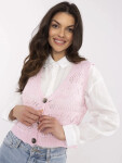 Jumper D93076J90849A svetlo ružový S/M
