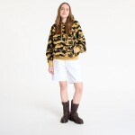 Mikina A BATHING APE 1St Camo Jacquard One Point Relaxed Fit Pullover Hoodie UNISEX Yellow XL