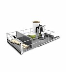 Simplehuman Výsuvný organizér do skrinky s masívnym rámom z nerez ocele/ šírka 35 cm (KT1119)