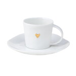 Räder Porcelánová šálka s podšálkou Gold