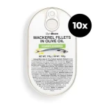 Filety z makrely v olivovom oleji - GymBeam (10 x 170 g) (108850-3-10x170g)