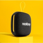 Niceboy RAZE Mini 4 čierna / Prenosný Bluetooth reproduktor / BT / IPX5 / 800mAh (raze-mini-4)