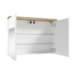 Zrkadlová skrinka Naturel Stilla + LED 80x60 cm biela STILLAE08002 STILLAE08002