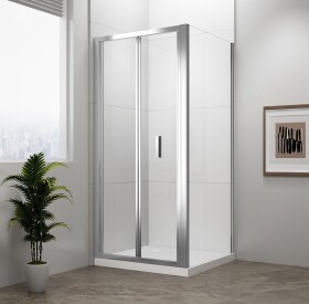 POLYSAN - EASY obdĺžniková sprchová zástena 900x800, skladacie dvere, L/P varianta, číre sklo EL1990EL3215