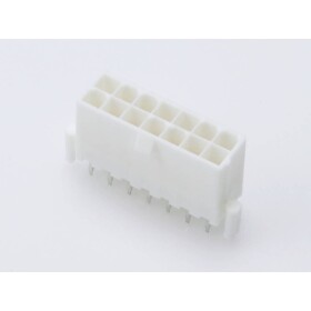 Molex vstavaná zásuvková lišta (štandardná) Počet pólov 14 Raster (rozteč): 4.20 mm 39299149 1 ks Tray; 39299149